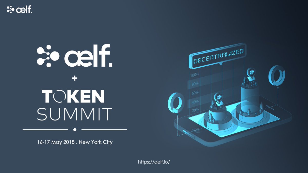 aelfblockchain's tweet image. aelf is proud to sponsor Token Summit in New York. Co-founder Chen Zhuling will be speaking as well. Do drop by to say hi! #aelfgoeseverywhere #aelf