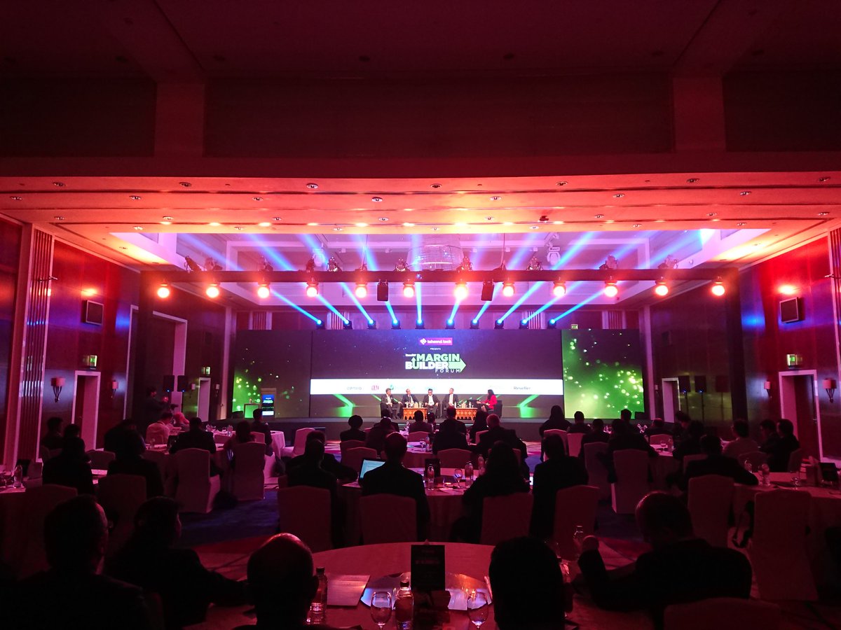 tahawultech's tweet photo. Wondering how to increase profit margins? We're about to find out in our first panel discussion of today at #MarginBuilderForum, featuring @alphada, @EnablerOne, #ExpertsComputer and #GulfSoftwareDistribution https://t.co/hsbCX8RA7A
