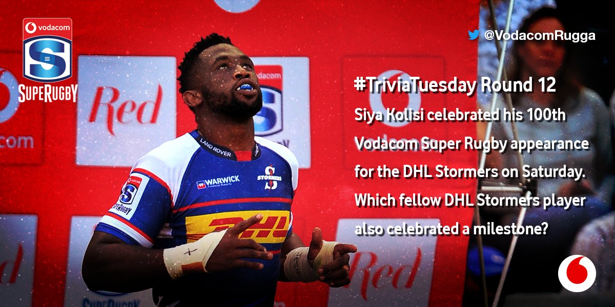 VodacomRugga's tweet photo. Welcome to Round 12 of #TriviaTuesday! With all the rugby action this season, do you know the answer to this week’s question? Answer correctly and you could win an LG Stylus 3. Ts &amp; Cs apply: https://t.co/ItbNAIA2h7 https://t.co/MaJfPHQqsP