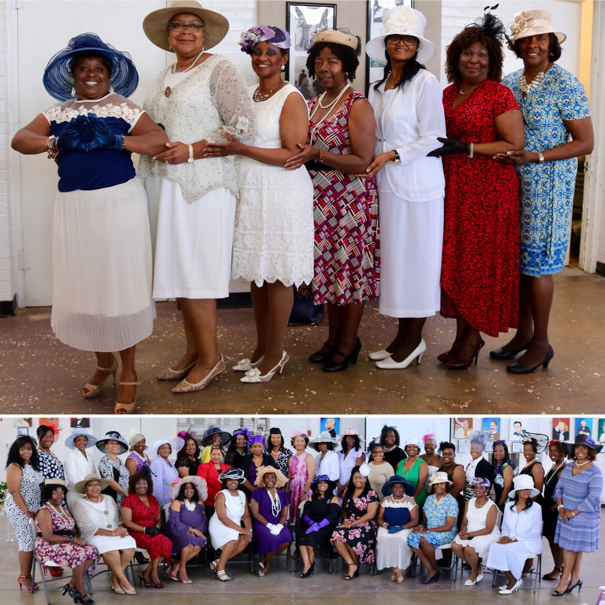 wracdst's tweet photo. Hats, gloves and a room full of Black Girl Magic! Check out pictures from WRAC’s Dr. Dorothy I. Height May Week Tea.  WRAC thanks all guests for your support of our chapter event! View our Facebook page for more pics!
#dst1913 #dstwrac #mayweek #mayweektea #blackgirlmagic https://t.co/RC0gcaRG8p