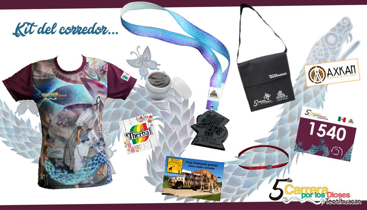 CPorlosdioses's tweet photo. Este es el kit que cada corredor recibirá en la 5ta Carrera por los Dioses Teotihuacan!!! 😉

Aquí nos vemos este Domingo 03.Junio.2018.
Inscríbete y partícipa, lo puedes hacer por internet en la página de Asdeporte en todas las tiendas Innovasport del país!!! https://t.co/22fAk6vjA8