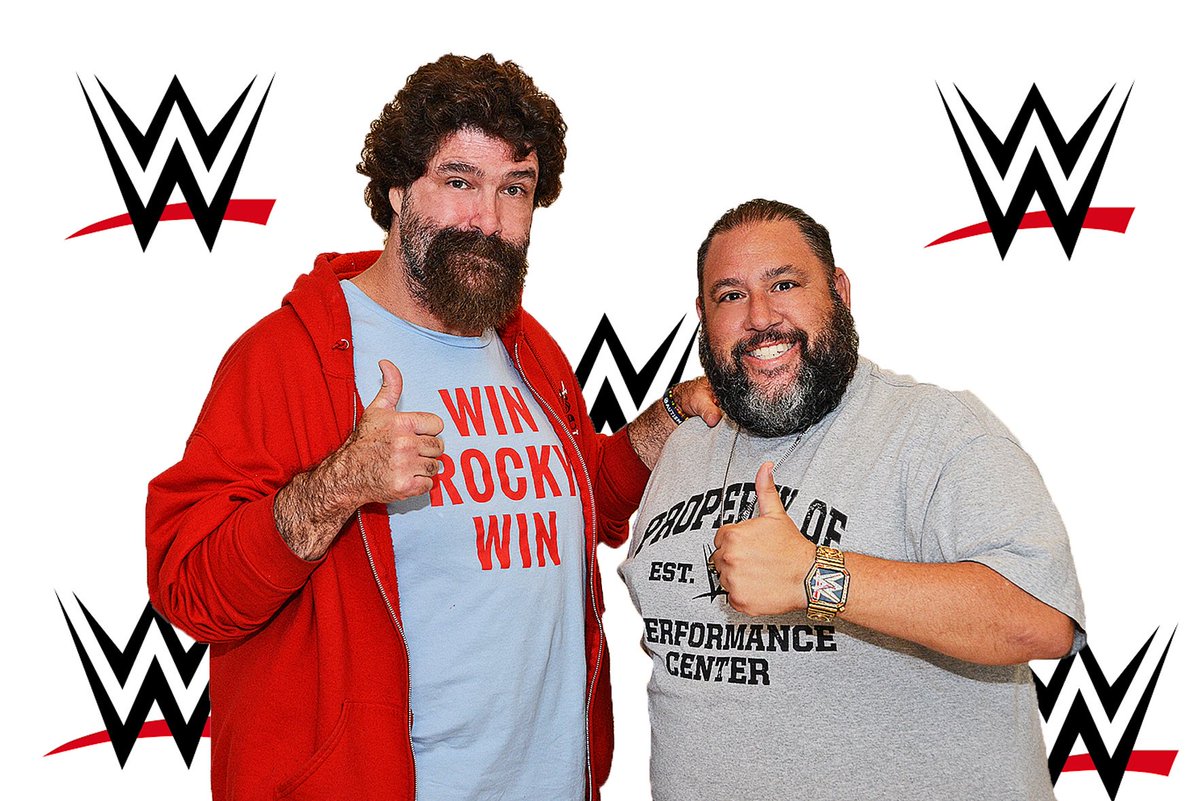 MatthewMaschler's tweet photo. Working on #MatthewMania with a legend! @RealMickFoley https://t.co/3KBIXDwIEE
