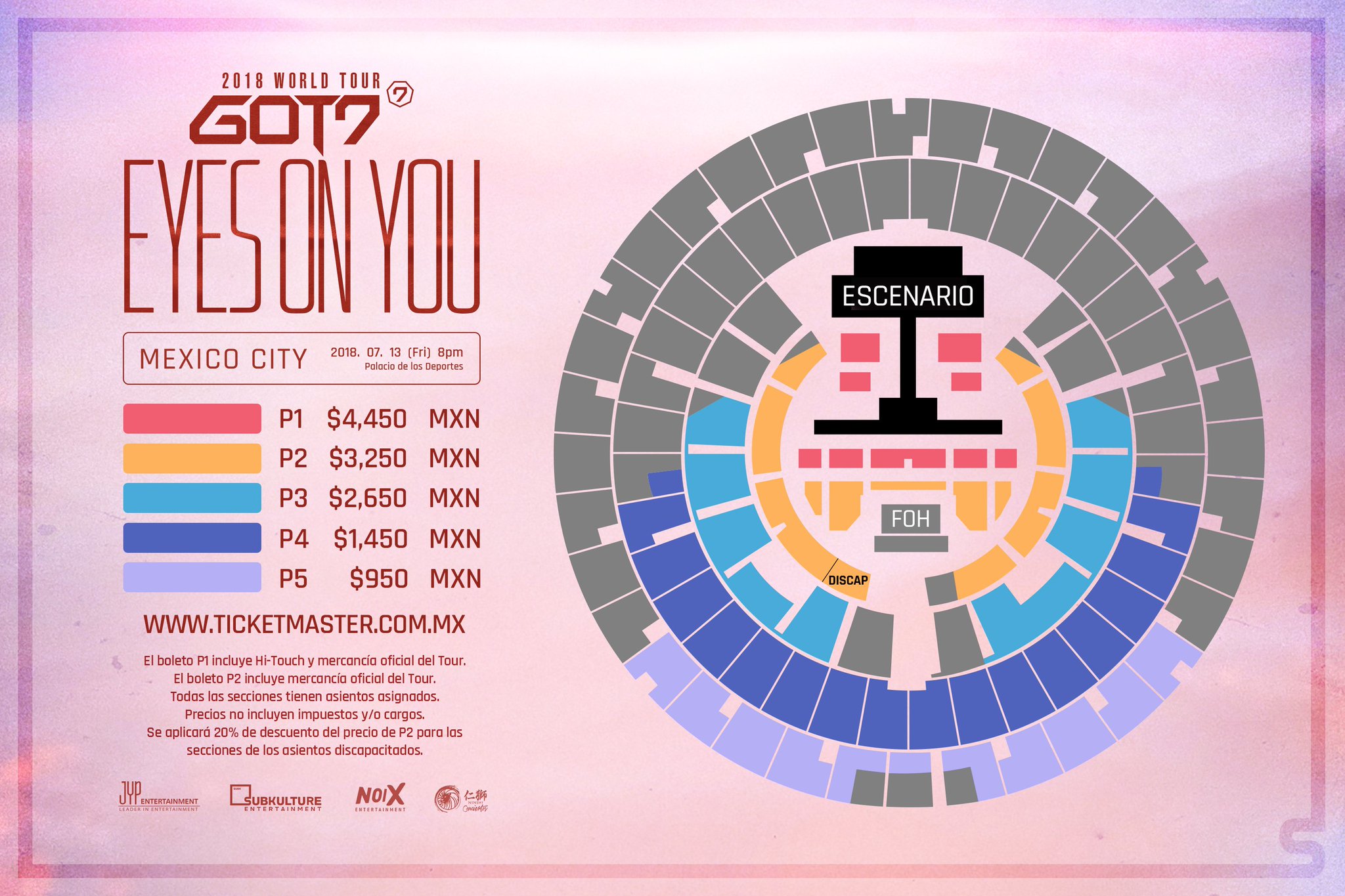 GOT7 on Twitter "GOT7 2018 WORLD TOUR 'EYES ON YOU' IN MEXICO CITY