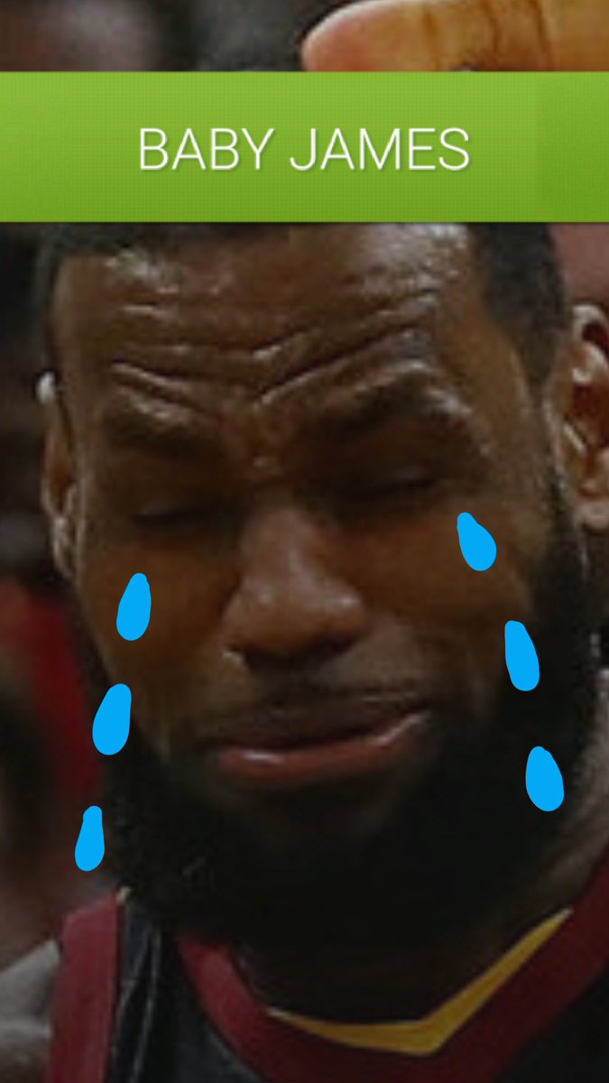 The Raps were down 3-0 and did not cry about the insanely unfair calls... Why is LeBron always crying?