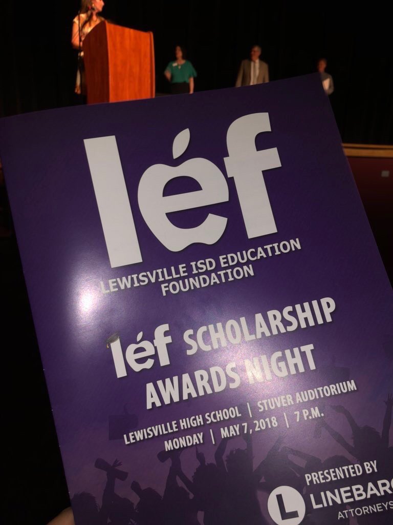 shaffermang's tweet photo. Thanks LEF for brightening the future for so many LISD Seniors! #LEFAWARDS https://t.co/8544sV2trR