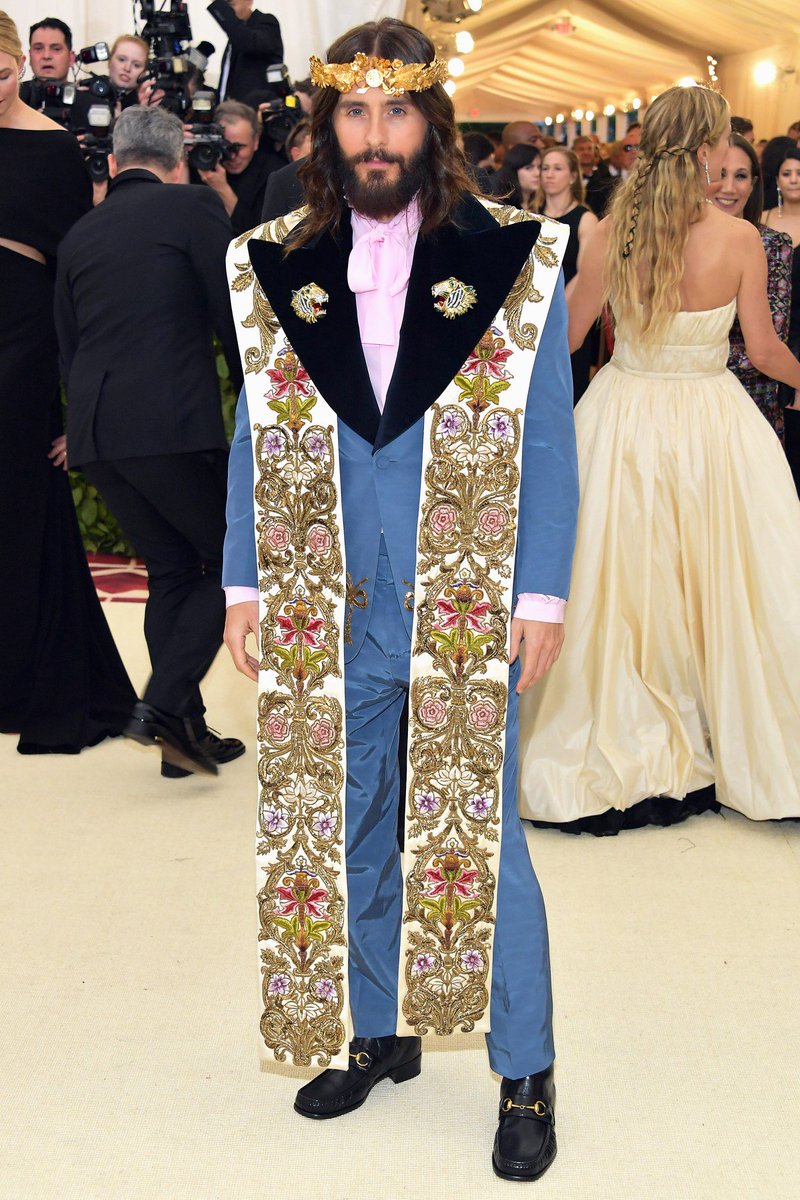 GQMagazine's tweet photo. ICYMI: The best menswear from the #MetGala https://t.co/8uuixGj3CV https://t.co/l9YrZD37P8