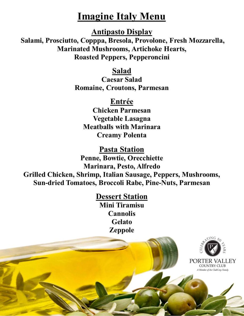 Delicious! This Wednesday from 5 to 9pm in the Porter Grill!