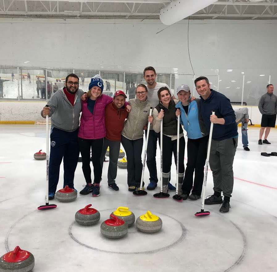 curlrochester's tweet image. Check out some of our new curlers in the instructional league! #goodcurling #learntocurl