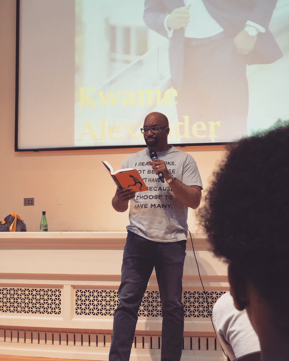 Meeting @kwamealexander was epic , one of my favorite authors.. I introduced my students to his work through Solo and Crossover. Seeing my students fight over his books , race to the library to grab one of his books is #priceless