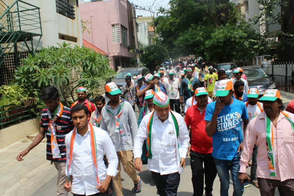 avsgowndar's tweet photo. I Vote for congress because it’s my Right and Responsibility for good future....

Campaigns at our Koramangala ward!!
#Congress for KARNATAKA
#Ramalingareddy for BTM Layout Assembly.. https://t.co/IYZzFCv4pp