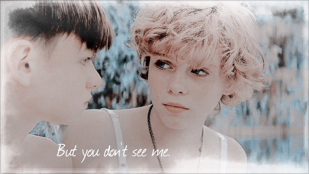 » I’m standing here,
               but you don’t see me.

Give it all for that to change.