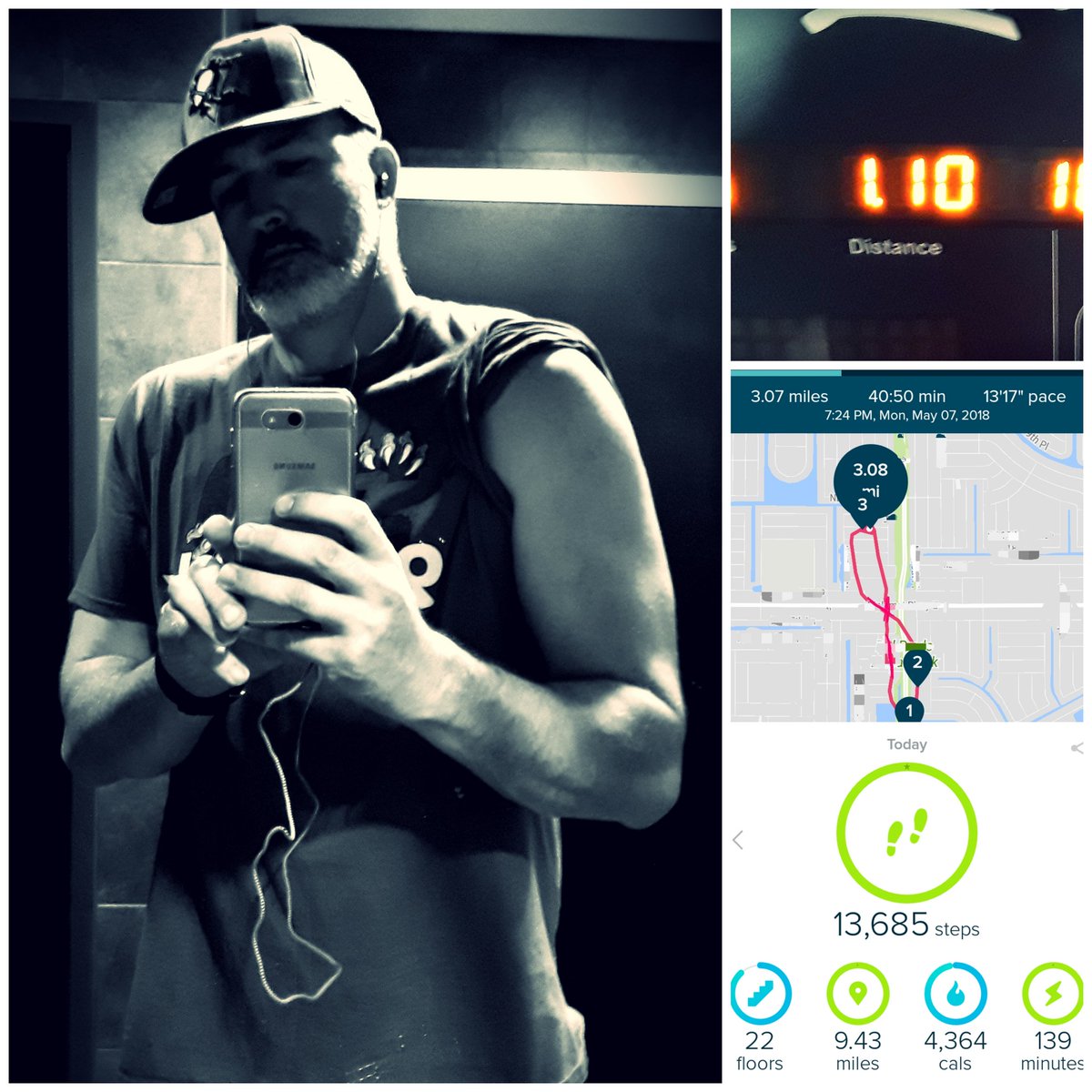 Donavin410's tweet photo. Changed up my workout routine. 3 miles on my bike, hour at the #Gym including free weights, Machines, and a mile on the treadmill. #goalsnshit #grind #Weightloss https://t.co/i4W48yNPd9