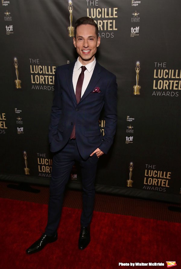 Feelin’ fancy at last night’s #LortelAwards. Thank you @OffBroadwayNYC - it is indeed an honor just to be nominated!