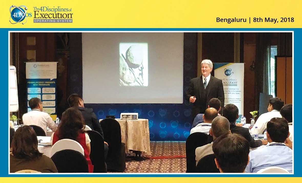 FranklinCovey_I's tweet photo. #The4DisiplinesOfExecution #OperatingSystem launch workshop started today with great success at #Bengaluru , being conducted by the our Global Expert #JimHuling .

#4DXOS #FranklinCovey #FranklinCoveyIndia https://t.co/dZljout8zf