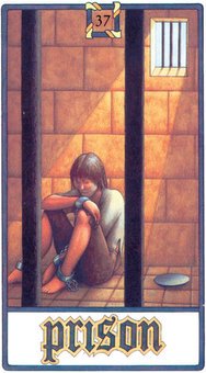 psycards's tweet photo. #CardOfTheDay Psycards works by images, metaphors &amp; similes. It is unlikely you are in prison, but you may feel that it applies to an aspect of your life or someone else's. Prison can mean being trapped into a relationship that seems like a life sentence https://t.co/P3OvZp4ow0 https://t.co/sKqyOqiJ7j