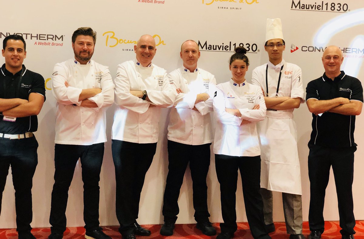 Good luck #teamaustralia, competing now in the #bocusedorasiapac in Guangzhou, China.