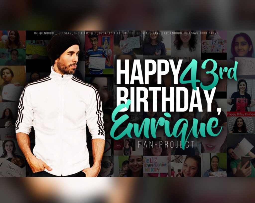 Happy Birthday, Enrique  