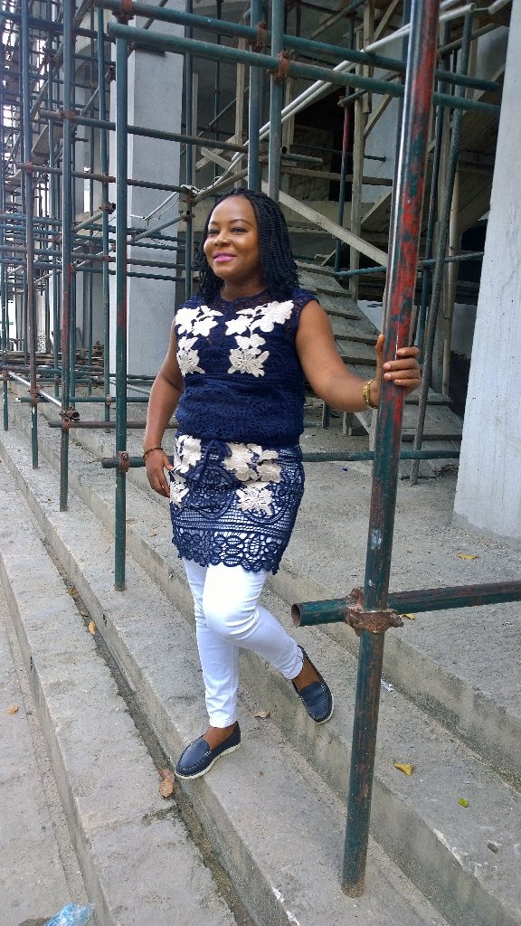 flashemmy's tweet photo. Styled by uyai couture. Coming soon!!! #white jeans #nettop #cordtop #blue and white https://t.co/Bk9q6HSdIr