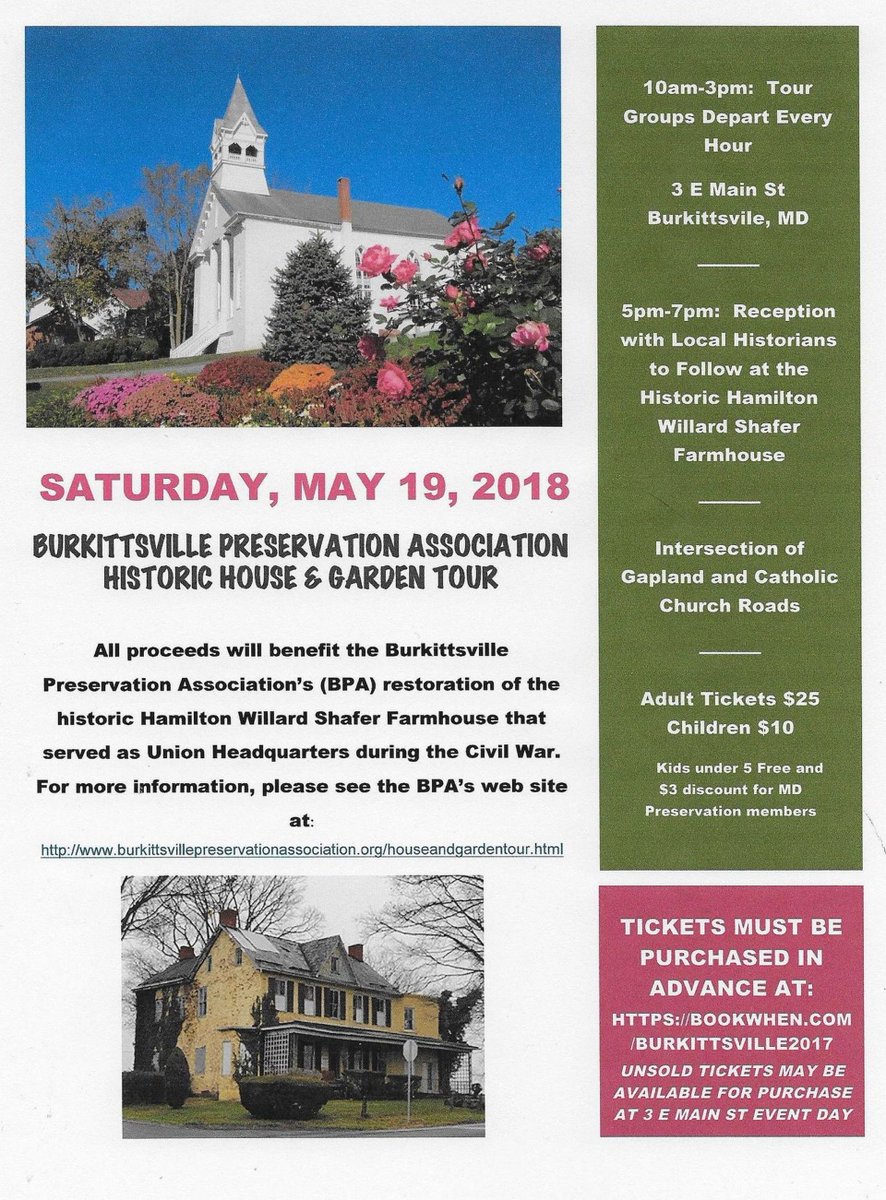 ArtistCarlB's tweet image. Burkittsville 2nd Annual House &amp;amp; Garden Tour May 19, 2018 Ticket link: bookwhen.com/burkittsville2… @NewsBville @ArtistCarlB @PreservationMD I have been invited to paint at this event  , …kittsvillepreservationassociation.org/houseandgarden… , 
picturetrail.com/mulatto,