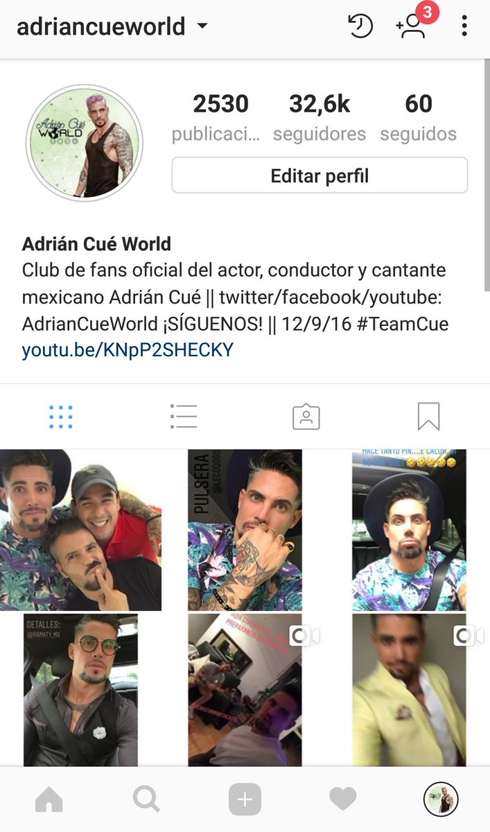AdrianCueWorld's tweet photo. ¡Wow! 😍 ya somos más de 17 mil en #twitter y casi 33 mil en #instagram ¡GRACIAS! #TeamCue ¡SON LO MÁXIMO! 🤘🏼

y GRACIAS @AdrianCueOf te adoro! Gracias por todos los detalles! ❤ https://t.co/PfayjPkGIT