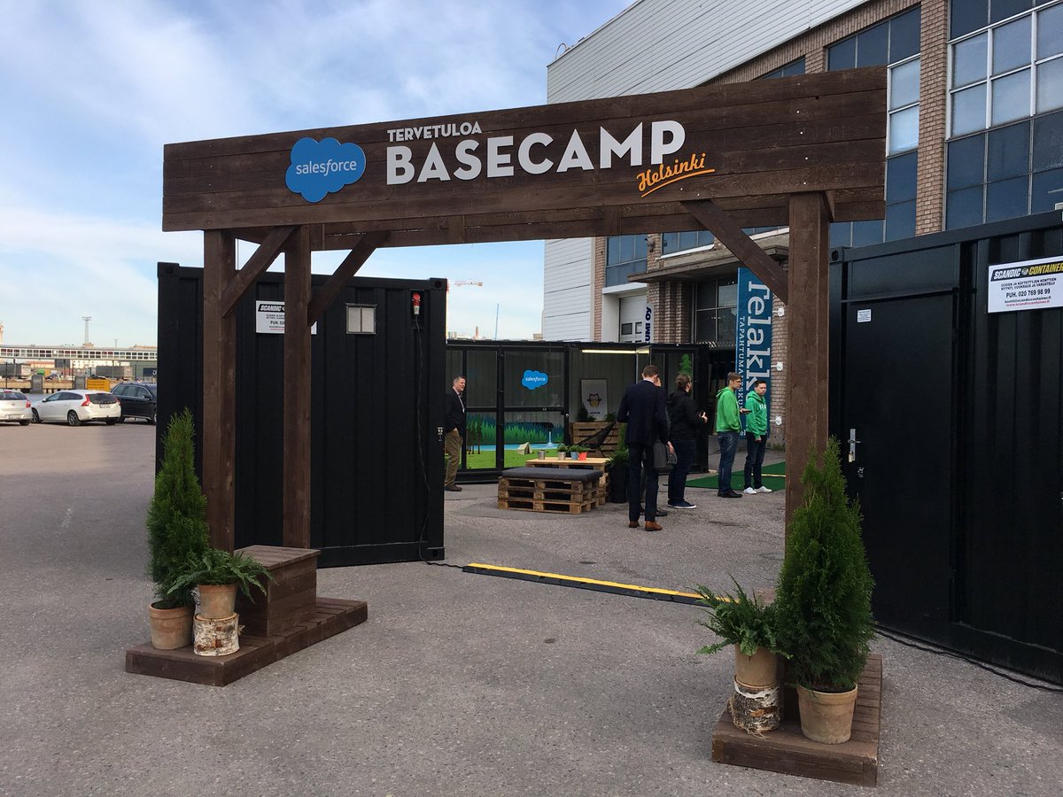 ZeroKeyboard's tweet photo. Beautiful morning at #basecamphelsinki https://t.co/uaR5lNwO3T