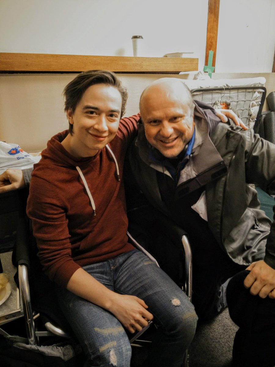 SamuelPatrikChu's tweet photo. It was so amazing to have @ricocolantoni directing this episode of #iZombie! Truly honoured to have had the chance to work with him https://t.co/pQynEEwFzS