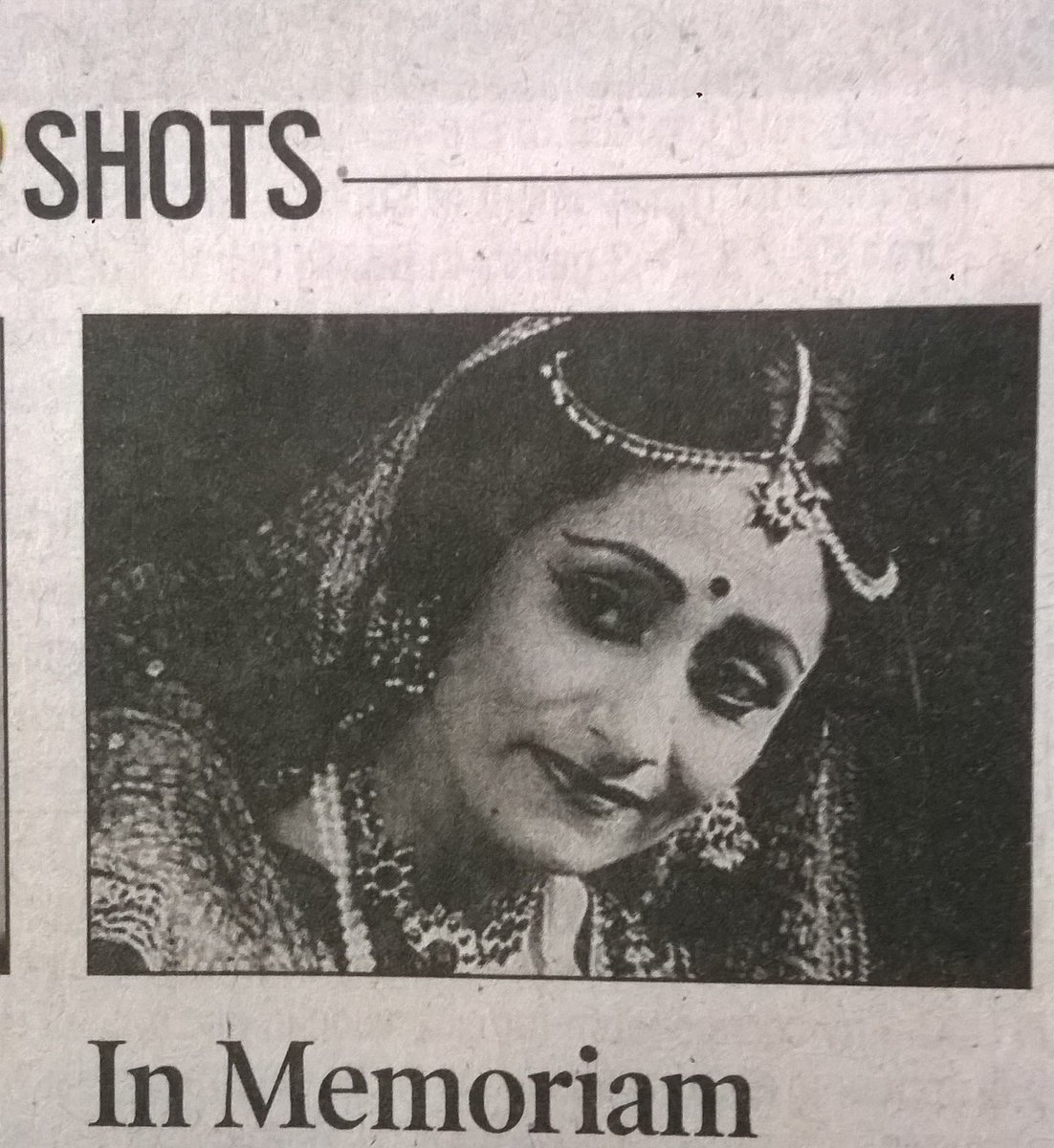 Kathak Queen,Rani Karnna,passed away in Kolkata,she was79.whose contribution to Classical dance world the concept of integrate the 2 main schools-Lucknow&Jaipur.She won #SangeetNatakAcademy award1996&#PadmShri in 2014.She born in Sindh Bt come to Delhi. Peace👃 @myogiadityanath