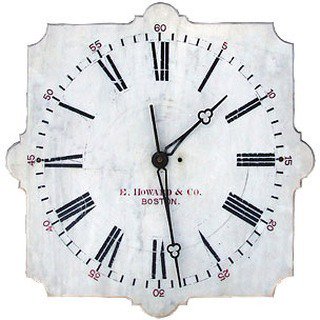 DemolitionDepot's tweet photo. Ca 1910 #marble faced #railroad #clock by #EHoward&amp;Co of #Boston. Item 19176. [27.5(W) 27.5(H) 5(D) - https://t.co/yqKhJuMf8J] #antiques #antiquestore #timepiece #time #history #past #watch #backintime #timetravel #walldecor #interiordesign #pin #Demolit… https://t.co/7O9UP9gQkt https://t.co/4JIKpR09wQ