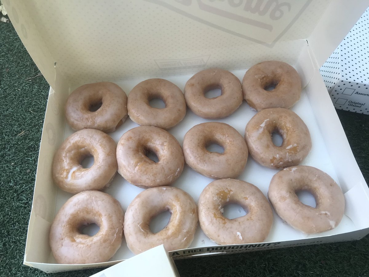Birthdays in my year 6 class means krispy Kremes what do you think <a href="/MatthewParas1/">Matthew Paras</a> #ACUedu_p