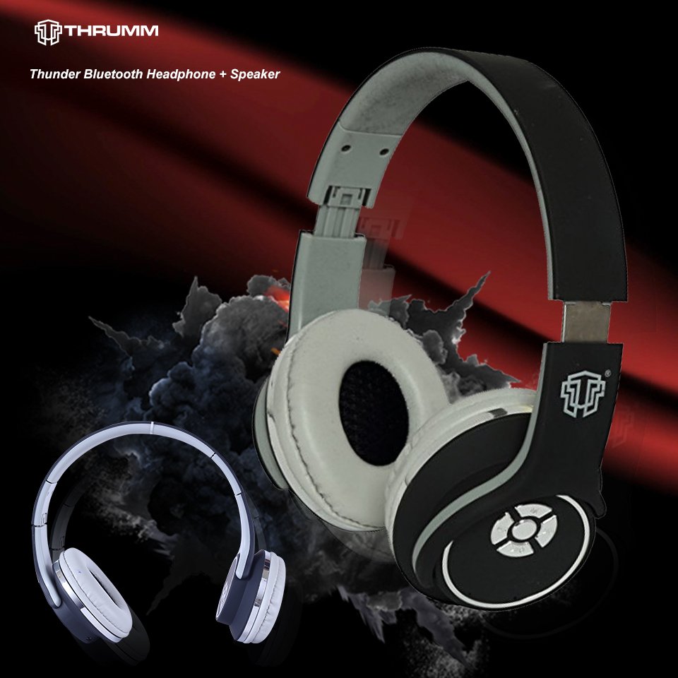 Thrumm_India's tweet photo. It's not just headphone, it's a headphone which can be turned into a speaker. 
Thunder Bluetooth Headphone + Speaker. 2 in 1 can fly solo or party with friends. 
Available on #Amazon and #Flipkart

Amazon: https://t.co/OJrOz3SGlV

Flipkart: https://t.co/roIApvLuyP

#Thrumm https://t.co/ubWsM7Tsd2