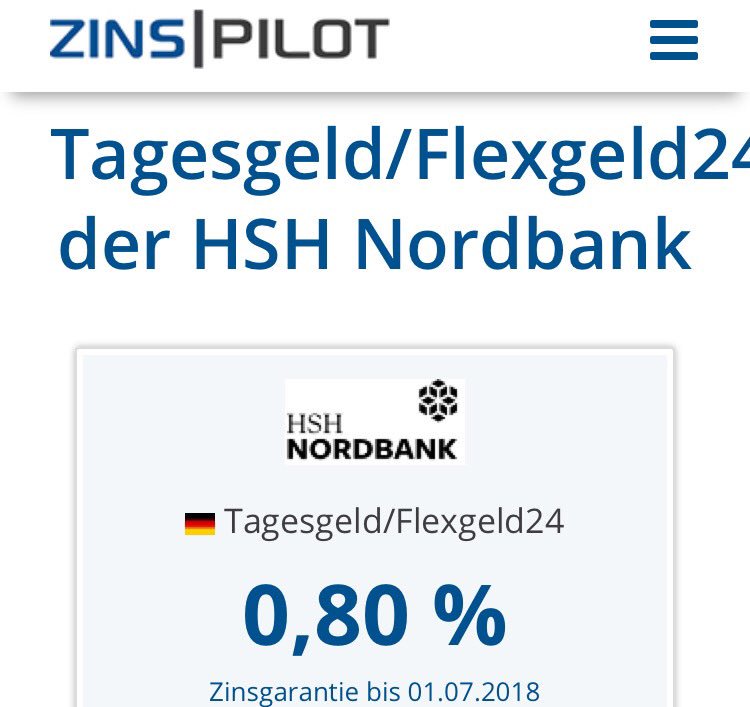 Hsh nordbank tagesgeld