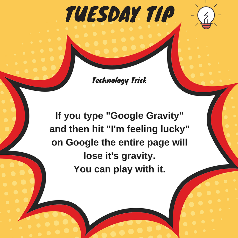 QDegrees's tweet photo. Let it trick you!!
#tuesdaytricks #tuesday #tricks #technologytricks #tech #google #i'mfeelinglucky #googlegravity
#business consulting #qualityassurance #audits #marketresearch #sales #mysteryshopping #sentimentalanysis #digitalaudits #callcenteraudits #nps #qdegrees https://t.co/FPoo1pTkuI