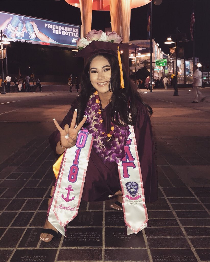 annarosesc's tweet image. This week is off to a great start ! #ASUGrad #ClassOf2018 #GammasGraduate