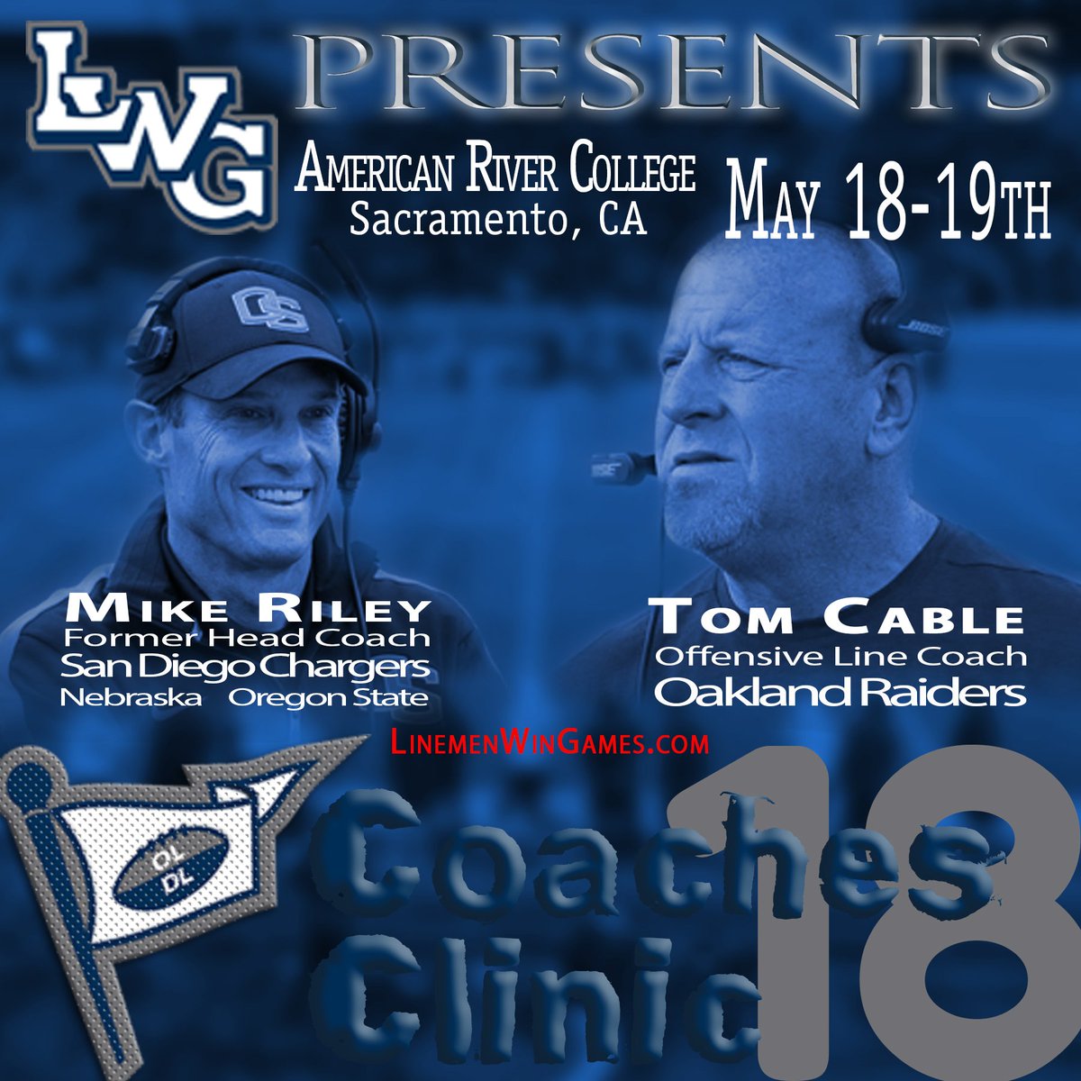 #CoachesClinic2018 is rapidly approaching!  Get the earlybird rate while you still can. $600 flat rate for up to 20 staff members.  #FootballIQ #ImproveYourCraft #OLine #DLine #football #footballcoaches
linemenwingames.com/coaches-clinic…