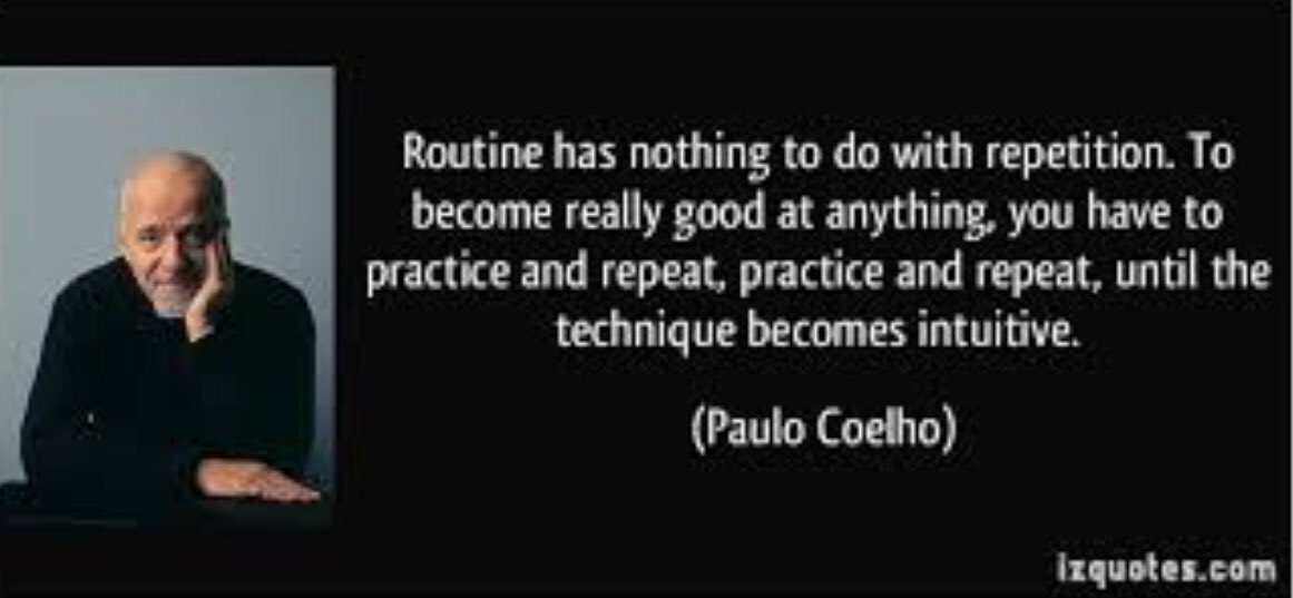 To improve your performance, you need to #practice frequently, and get lots of #feedback so you practice correctly. #Fluency occurs when we don’t need to think about all the steps. There are no shortcuts. #Repetition  #Literacy #Education #highfiveliteracy