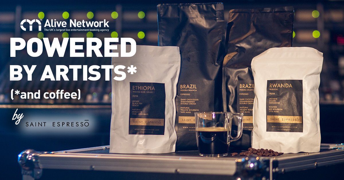 We LOVE our new coffee from <a href="/SaintEspresso/">Saint Espressō</a> - thanks to Ollie (the drummer from GoldBeat) for hooking us up! ☕️ #poweredbyartists (&amp; #coffee)
