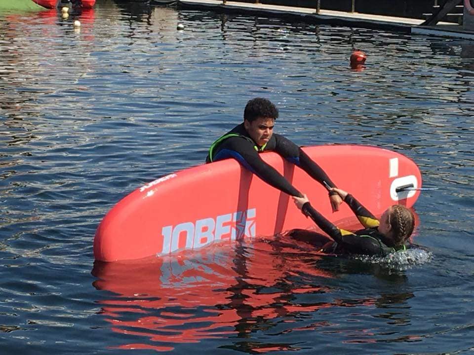 OvacAdventure's tweet photo. Company director Ant had 2 days working in Liverpool docks! He was running training provided by WSA ‘water skills academy’ - safety and rescue training for the aqua park and wakeboard park staff.
#wsa #waterskillsscademy #liverpool https://t.co/FBRV67gp30