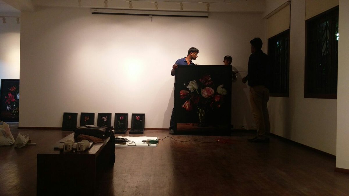 tarqtweets's tweet photo. #WIP #BTS We're setting up for the preview of @basmeeuws's #SpringInTheWintertime at #TARQ this week!
@Tasveer_Arts @DaubleArt
#BasMeeuws #UpNext #ContemporaryArt #Mumbai https://t.co/BGpcfCaJdK