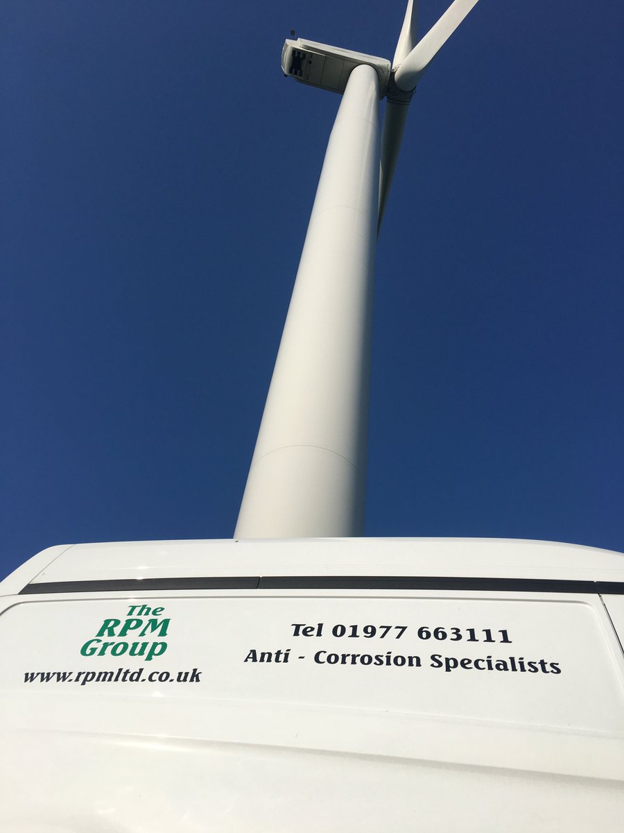 RPM_Ltd_'s tweet photo. What a beautiful day for working on #windturbines base concrete crack repairs. #engineering #industrial #power https://t.co/TQYRIOJkcs