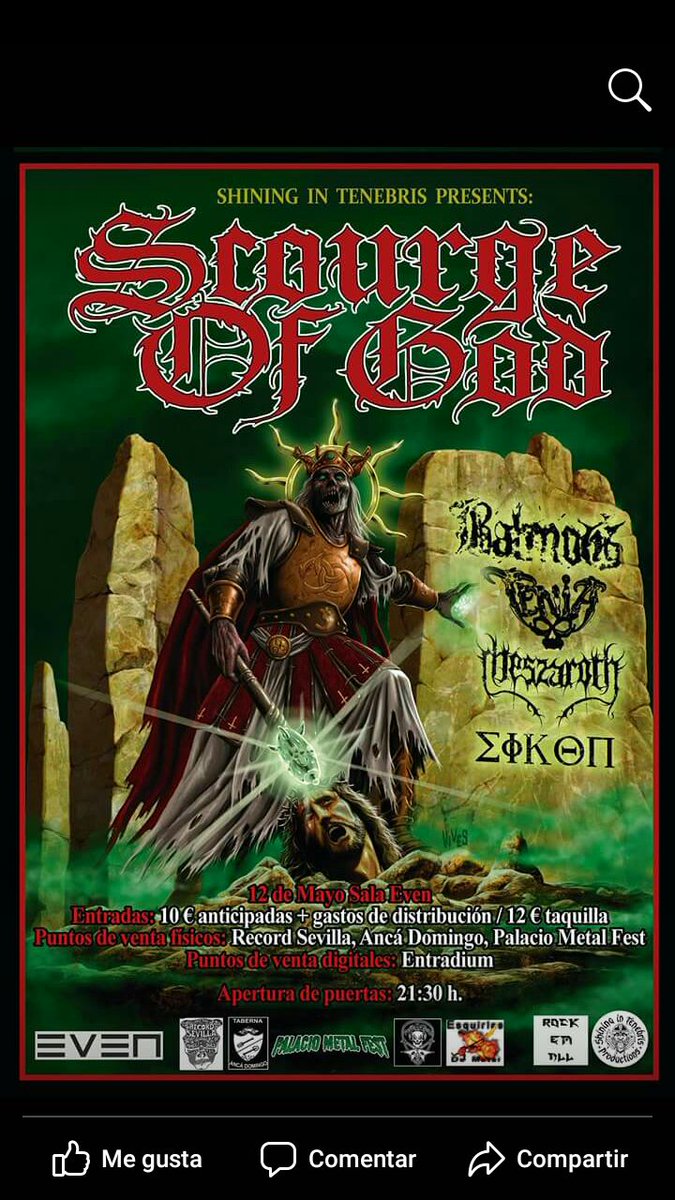 Se acerca el #scourgeofgodfestival de la mano de #shiningintenebris...lacaravanadelrock.com/2018/05/07/pre…