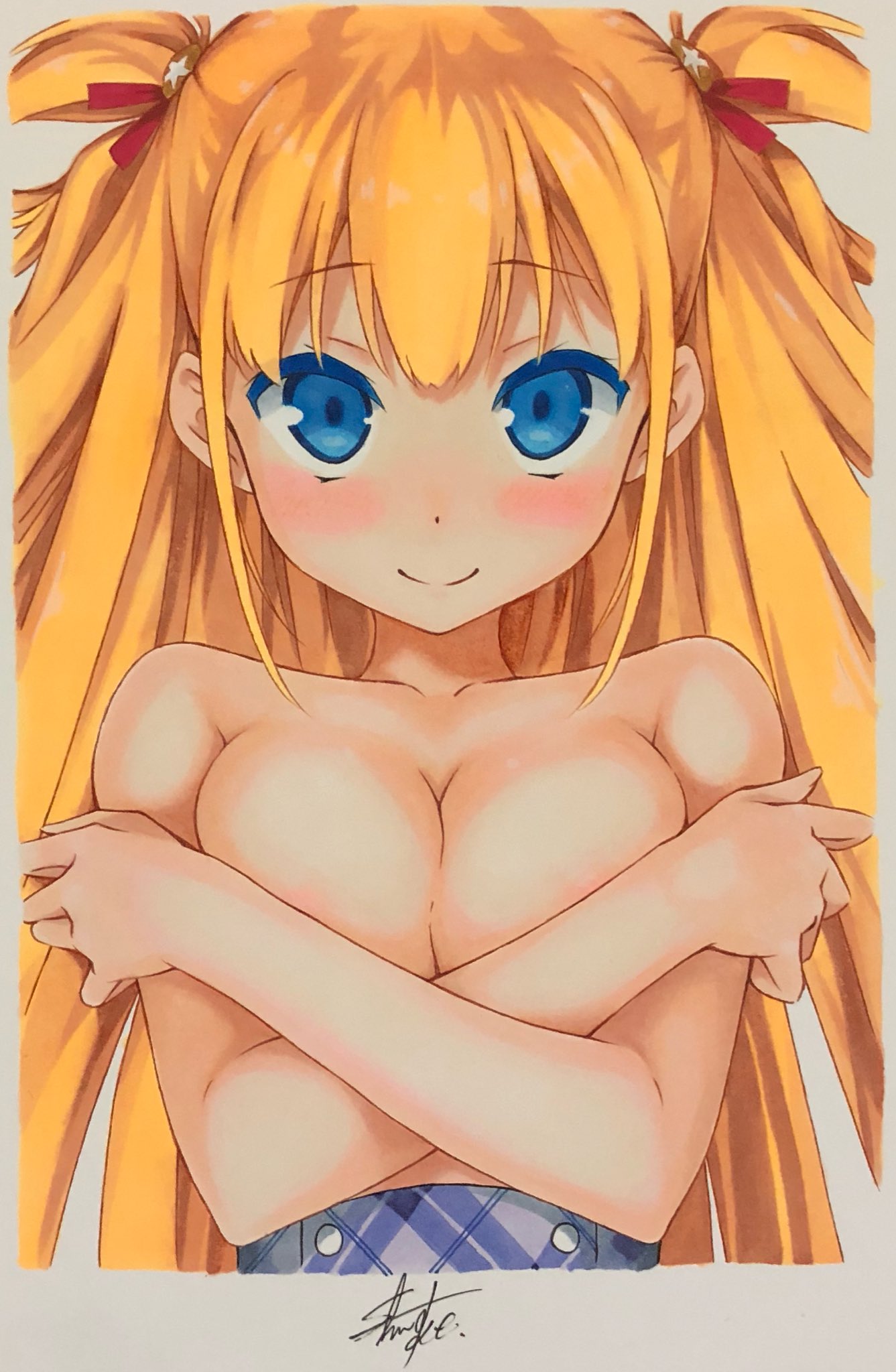 𝙲𝚎𝚕𝚕 恋する彼女の不器用な舞台 より カントク先生イラストのアリスちゃんを 色鉛筆とコピックで描きました 模写 恋する彼女の不器用な舞台