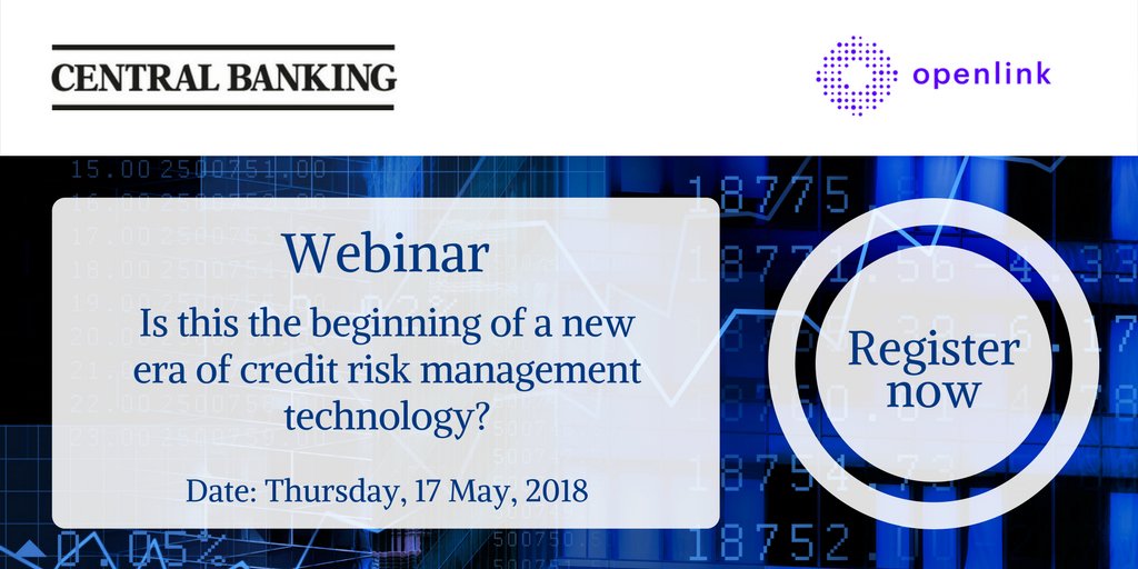LauraAtCB's tweet image. Join our complimentary webinar in association with @Openlink_News this month and be part of the discussion surrounding the key challenges faced by central banks within their credit risk framework - reserve your place today! ow.ly/n47V30jMZ8p