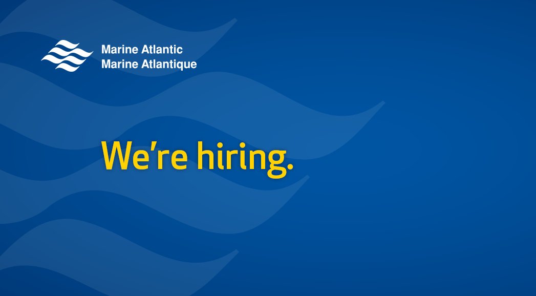 Marine Atlantic on Twitter: "We are hiring a Chief Officer to work