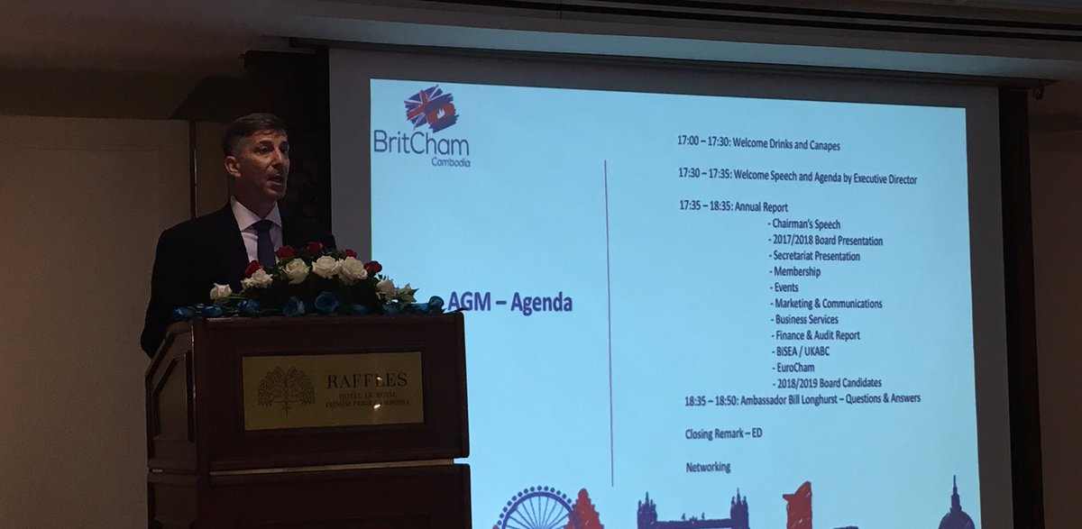 MangoTangoAsia's tweet photo. .@BritchamCam AGM kicking off with speech from Trevor Sworn #HappeningNow https://t.co/s6VFIvon35