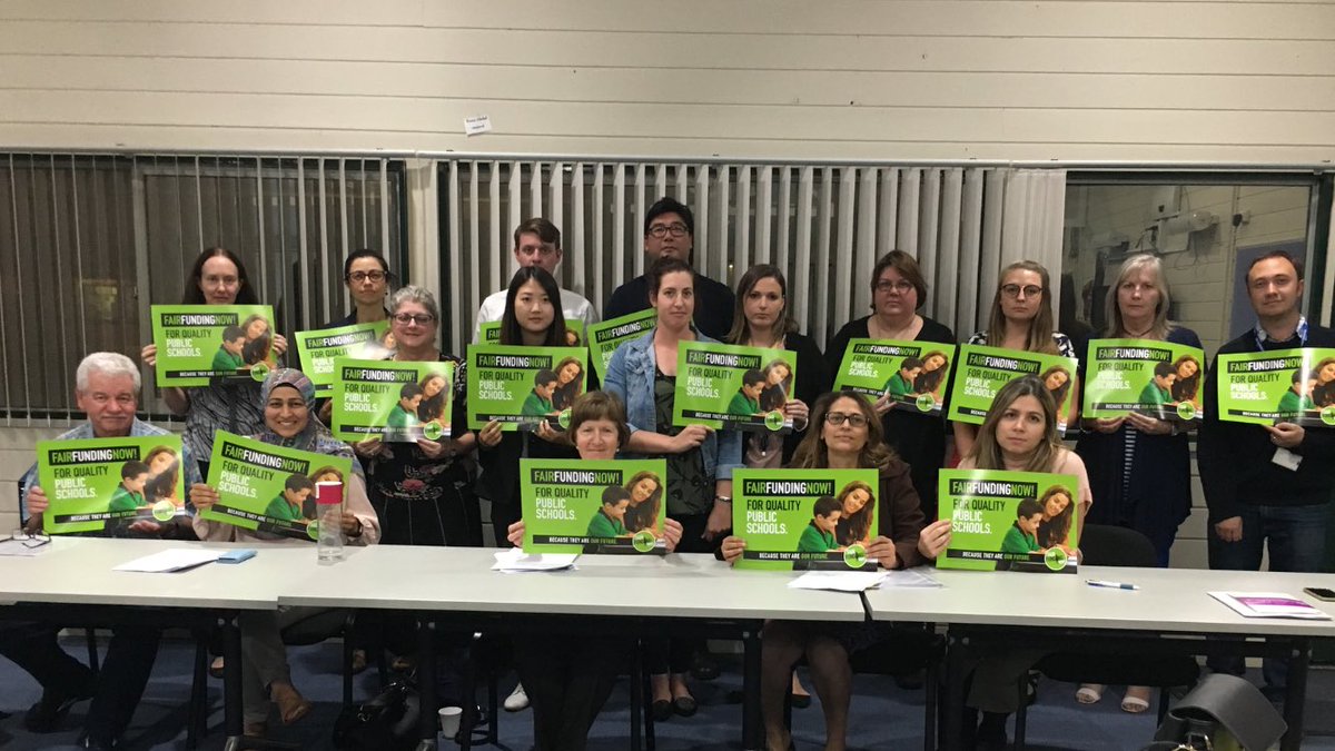AFlohm's tweet image. These 16 public schools vow to campaign with parents &amp;amp; community for #FairFundingNow -restore $1.9 billion cuts for their st'nts #budgetfail