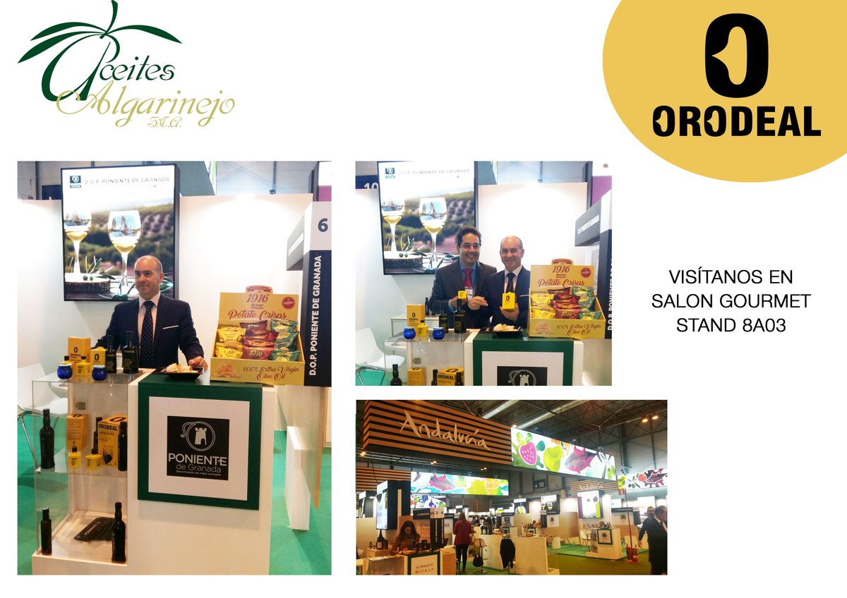 <a href="/ORODEALPREMIUM/">ORODEAL</a> se encuentra en Salón de Gourmets en el Stand 8A03. ¡Ven a visitarnos y degusta ORODEAL PREMIUM!