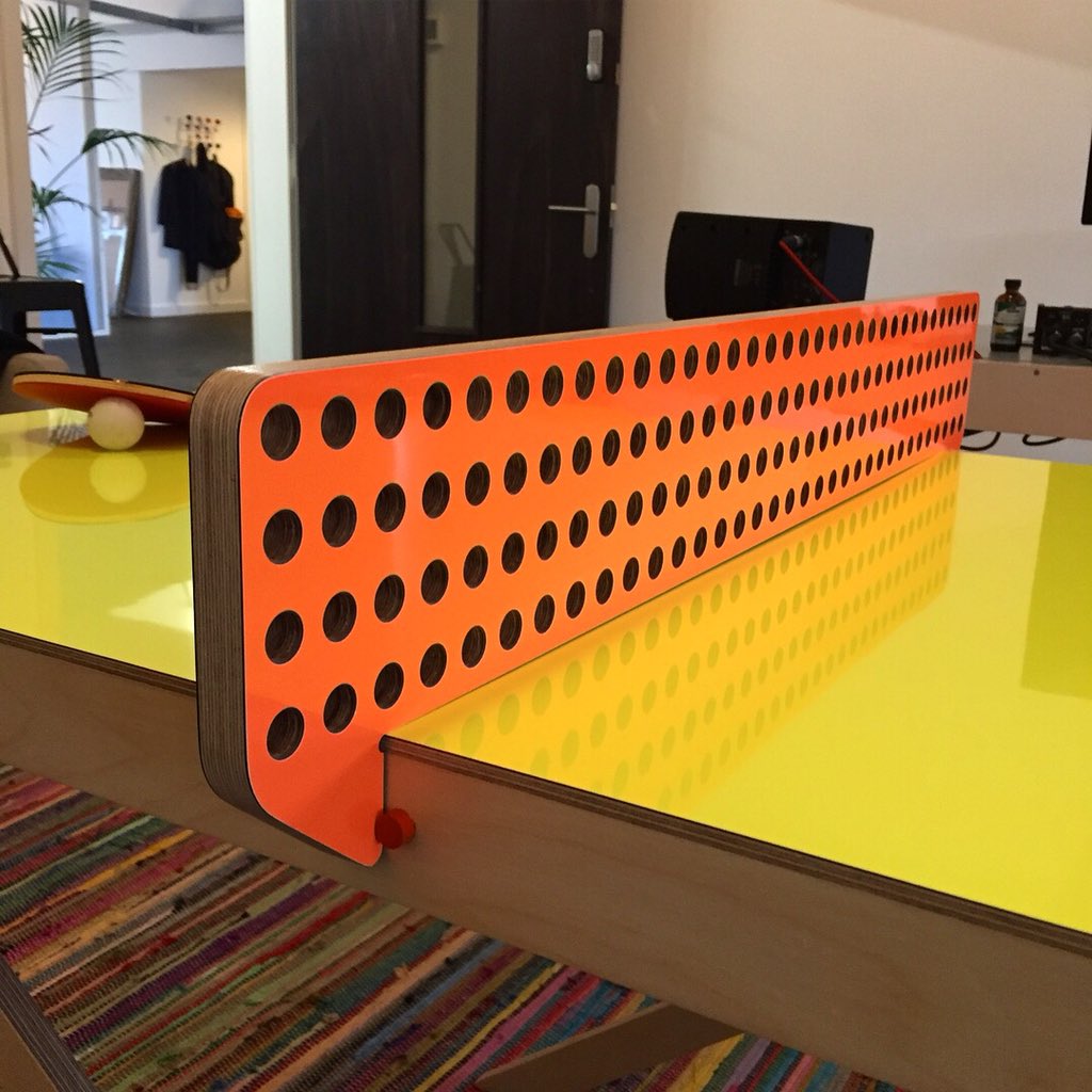 The design development is done, the prototyping is done. The Fluro range is almost ready to drop!!! 🏓✌️#aopparttable 🔥