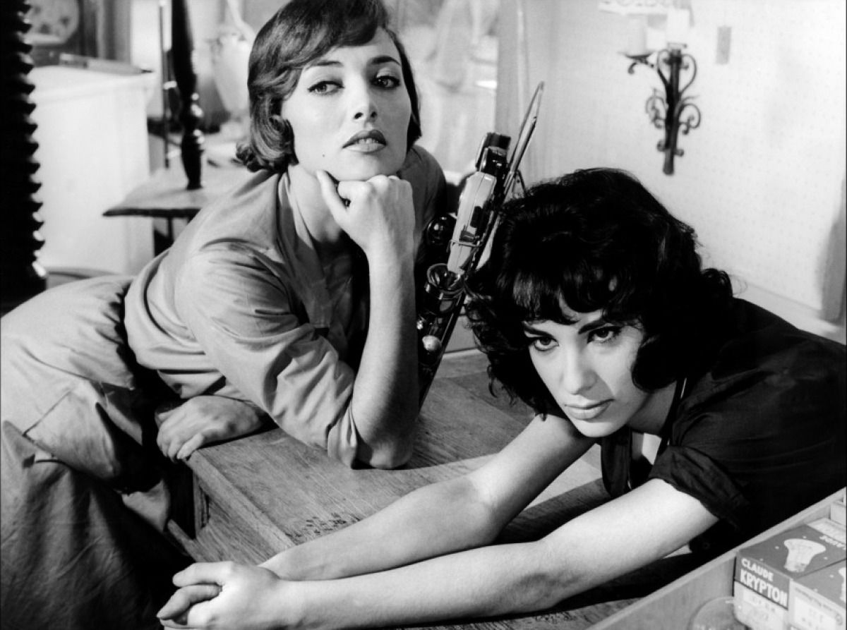 #StéphaneAudran & #BernadetteLafont 
'Les bonnes femmes' 
#ClaudeChabrol, 1960