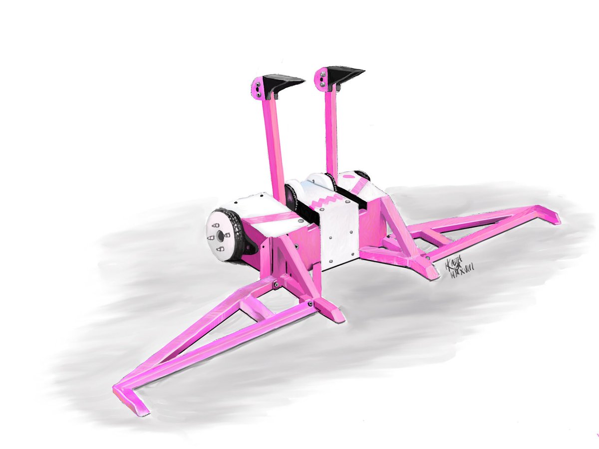 KathHudson1712's tweet image. Robot Wars sketch #15 Death Flamingo @FlamingoRobot #BringBackRobotWars