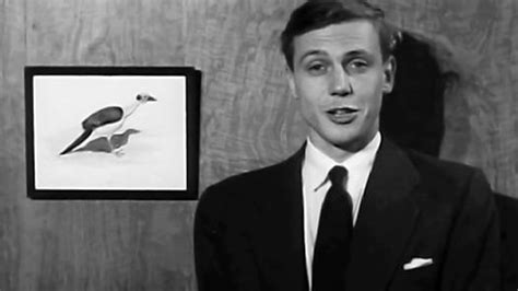 28. David Attenborough used to like standing beside pictures of rare birds. #AttenboroughDay #Attenbirthday